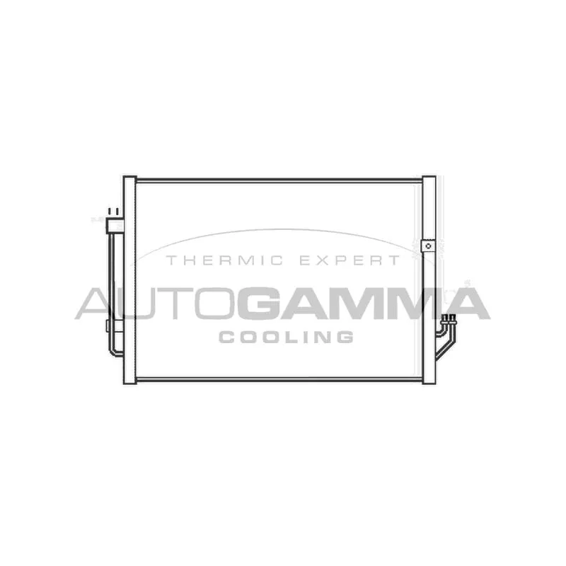 Condenseur, climatisation AUTOGAMMA 105547