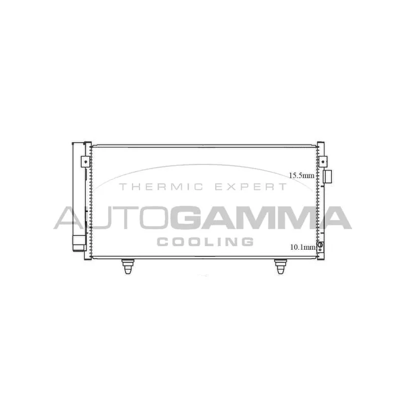 Condenseur, climatisation AUTOGAMMA 105550