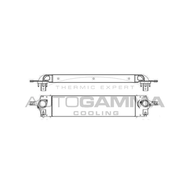 Intercooler, échangeur AUTOGAMMA 105557