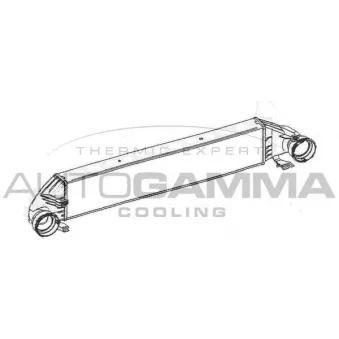 Intercooler, échangeur AUTOGAMMA 105558