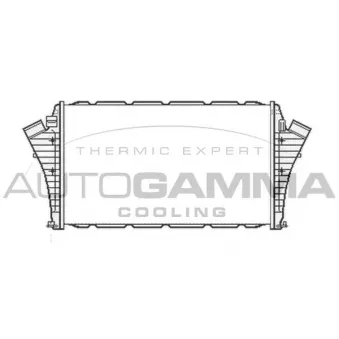 Intercooler, échangeur AUTOGAMMA 105559
