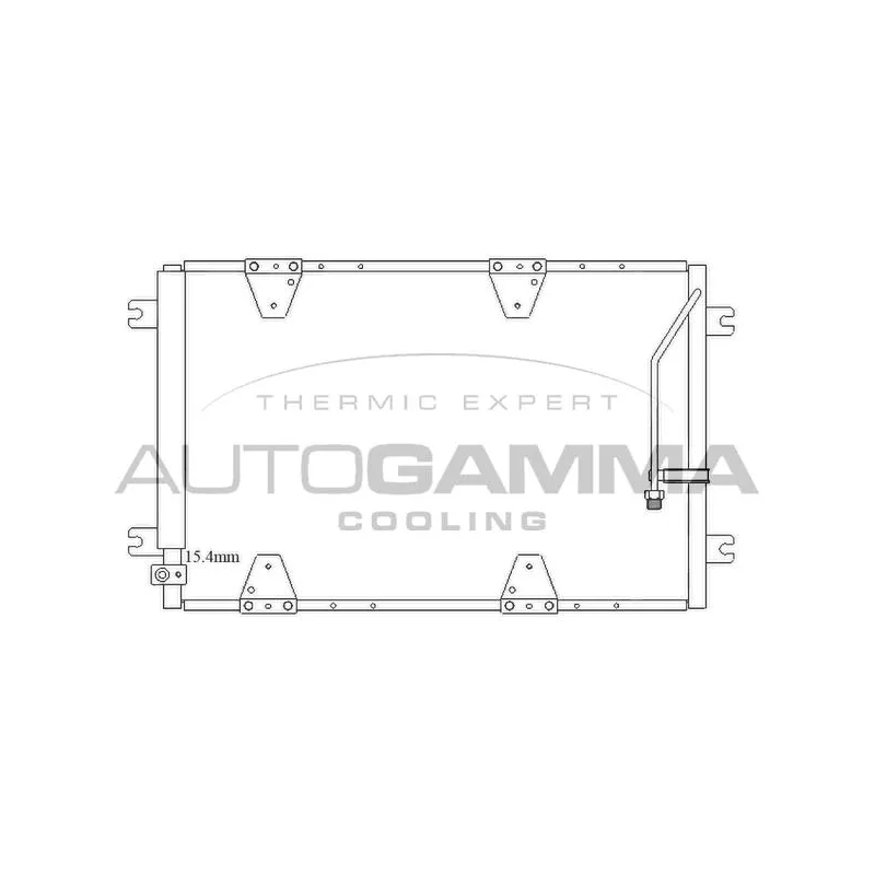Condenseur, climatisation AUTOGAMMA 105561