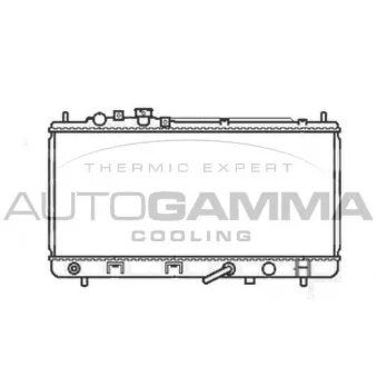 Radiateur, refroidissement du moteur AUTOGAMMA 105563