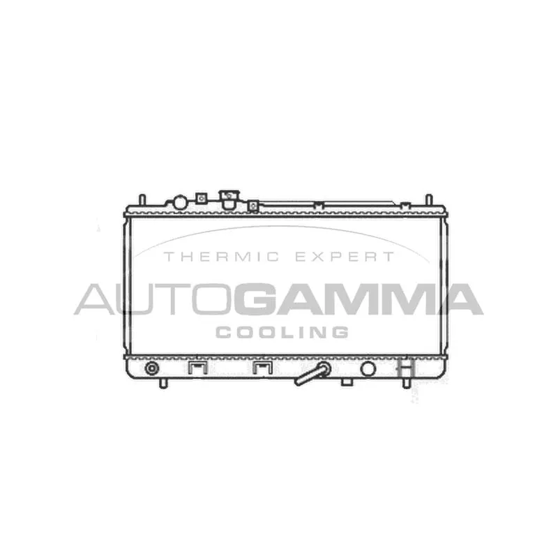Radiateur, refroidissement du moteur AUTOGAMMA 105563