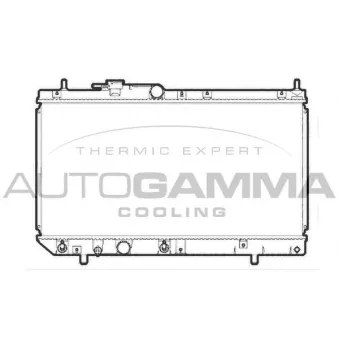 Radiateur, refroidissement du moteur AUTOGAMMA 105565