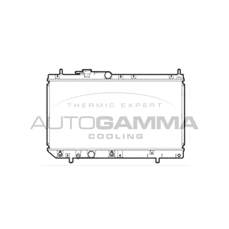 Radiateur, refroidissement du moteur AUTOGAMMA 105565