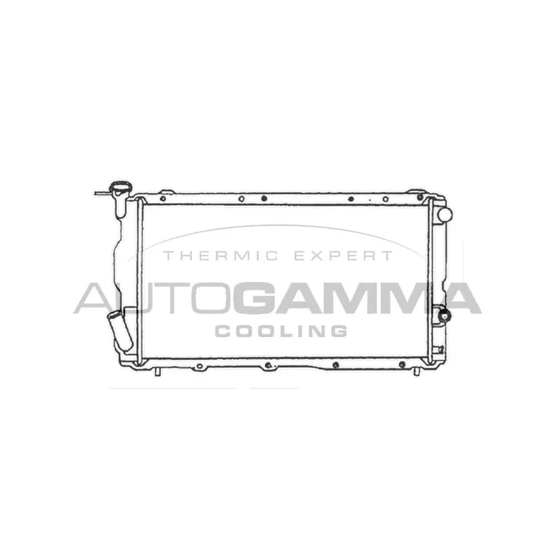 Radiateur, refroidissement du moteur AUTOGAMMA 105568