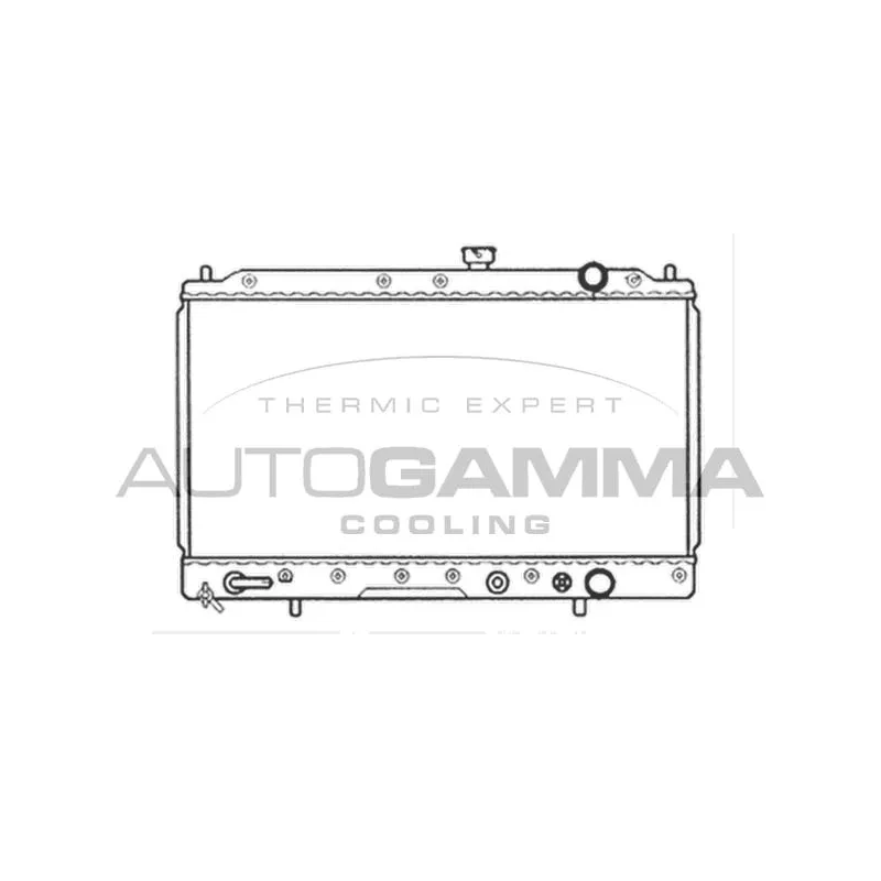 Radiateur, refroidissement du moteur AUTOGAMMA 105569
