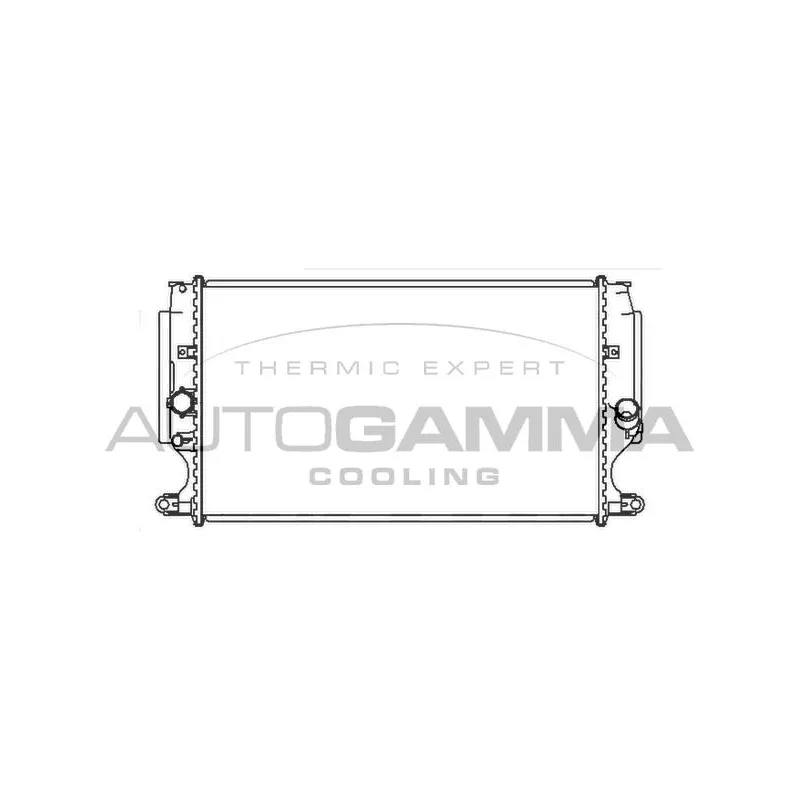 Radiateur, refroidissement du moteur AUTOGAMMA 105582