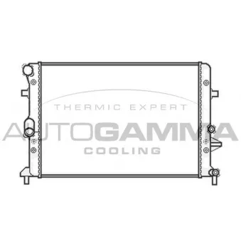 Radiateur, refroidissement du moteur AUTOGAMMA 105583