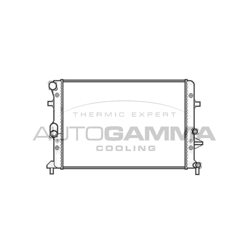Radiateur, refroidissement du moteur AUTOGAMMA 105583