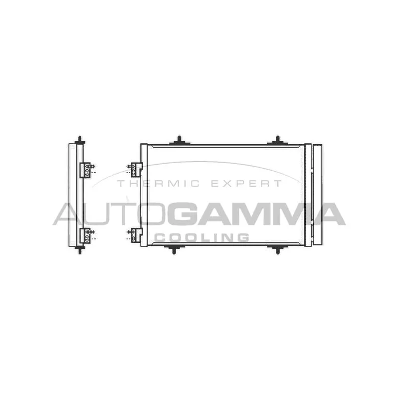 Condenseur, climatisation AUTOGAMMA 105584