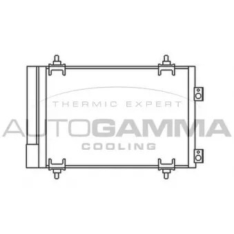 Condenseur, climatisation AUTOGAMMA 105586