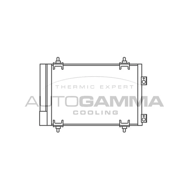 Condenseur, climatisation AUTOGAMMA 105586