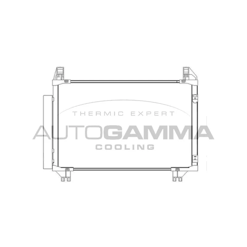 Condenseur, climatisation AUTOGAMMA 105588