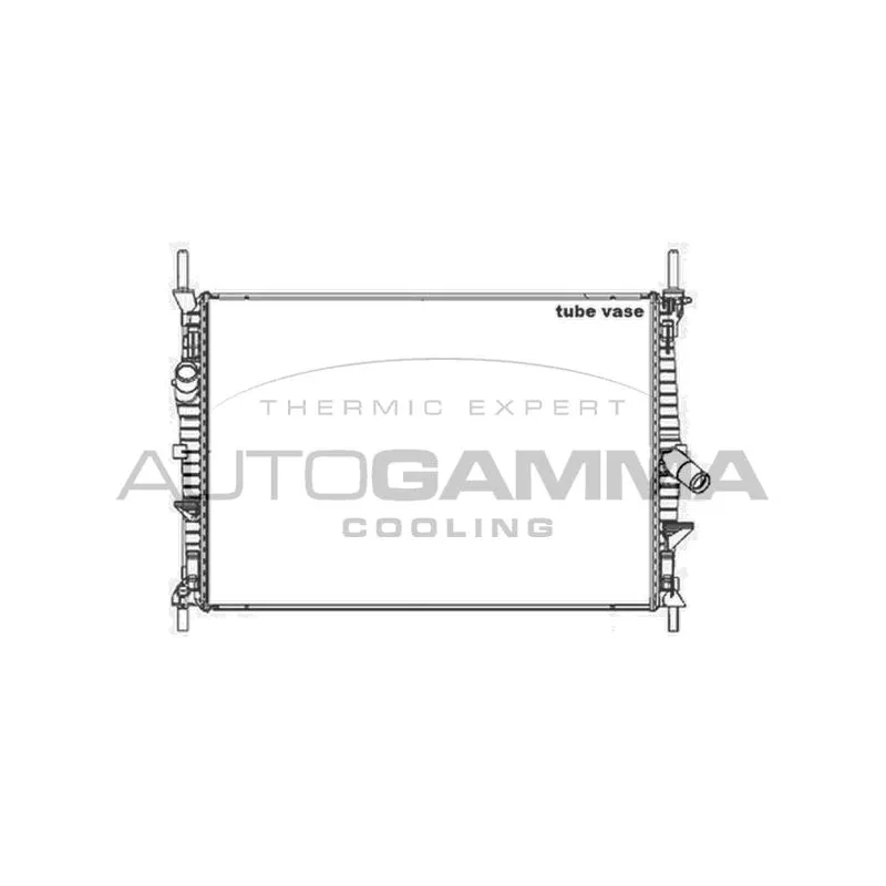Radiateur, refroidissement du moteur AUTOGAMMA 105590