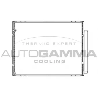 Condenseur, climatisation AUTOGAMMA 105591