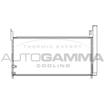 Condenseur, climatisation AUTOGAMMA 105592