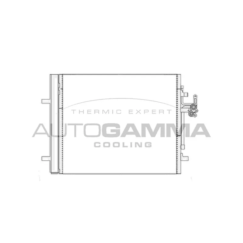 Condenseur, climatisation AUTOGAMMA 105598