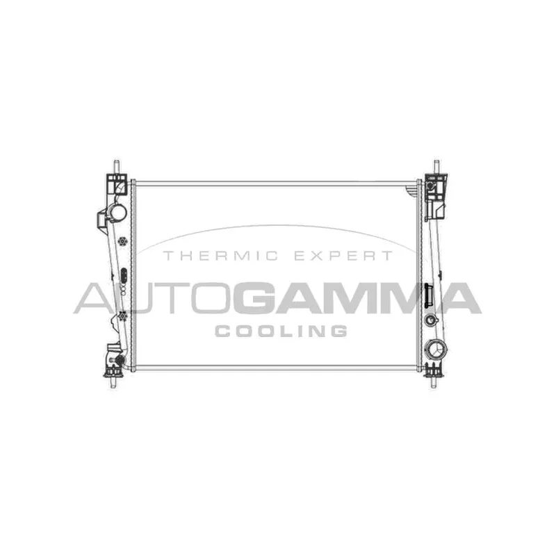 Radiateur, refroidissement du moteur AUTOGAMMA 105602