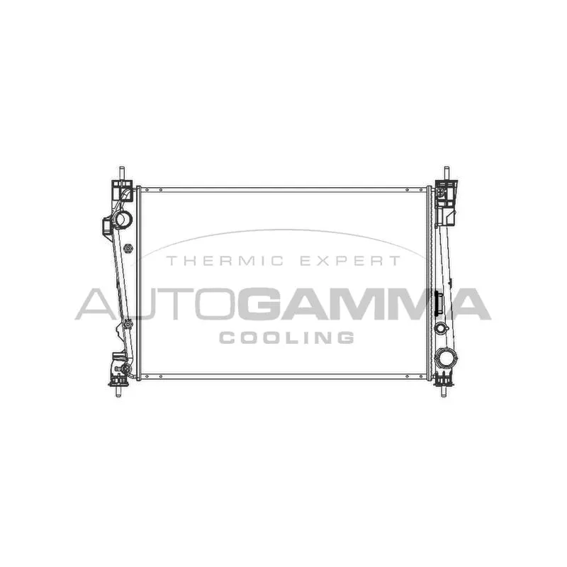 Radiateur, refroidissement du moteur AUTOGAMMA 105603