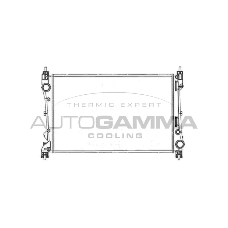 Radiateur, refroidissement du moteur AUTOGAMMA 105604