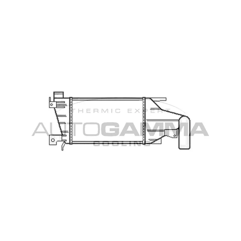 Intercooler, échangeur AUTOGAMMA 105605