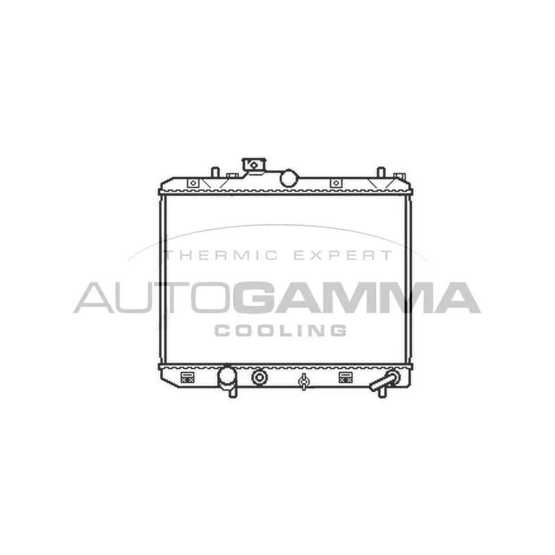 Radiateur, refroidissement du moteur AUTOGAMMA 105607