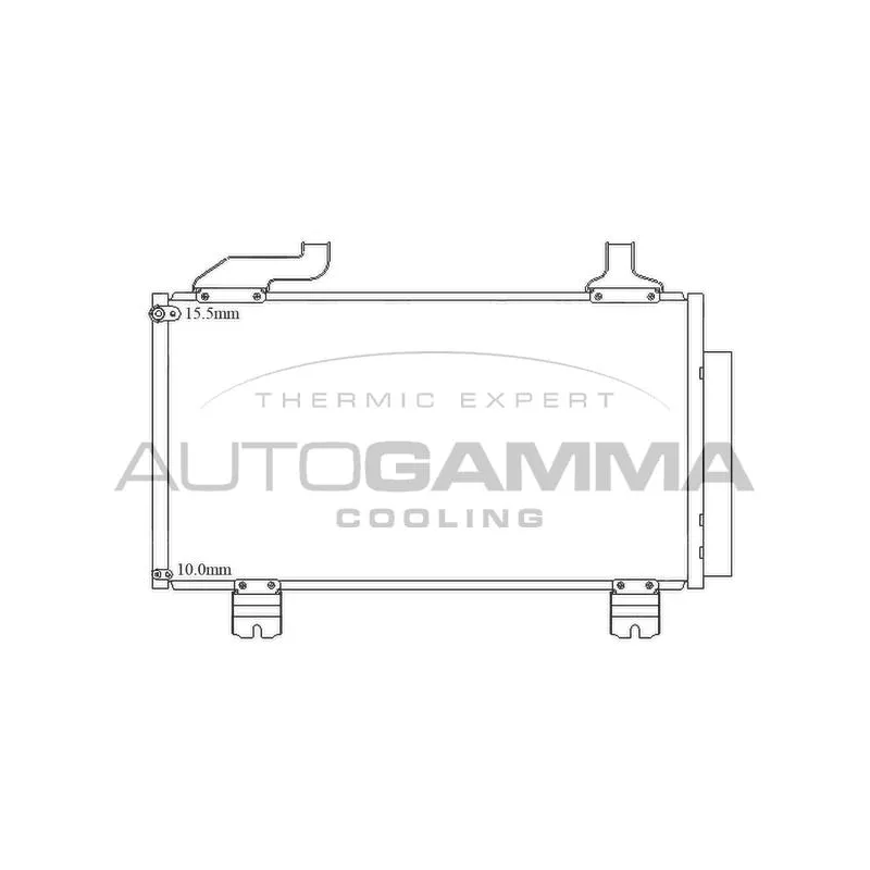 Condenseur, climatisation AUTOGAMMA 105615
