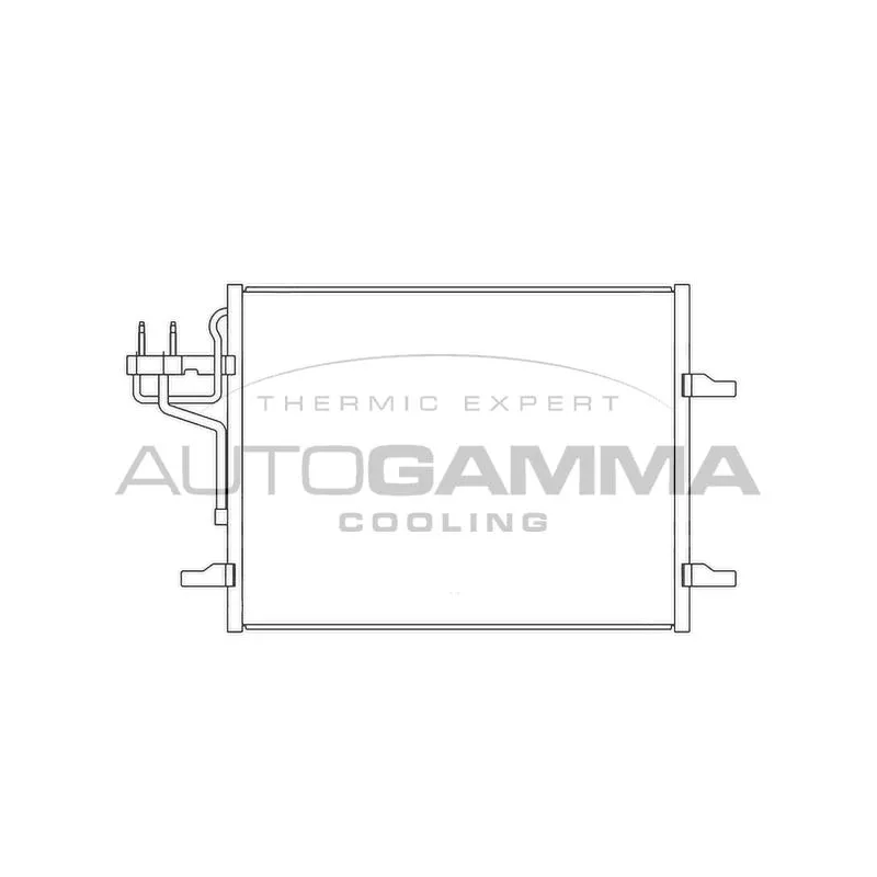 Condenseur, climatisation AUTOGAMMA 105617