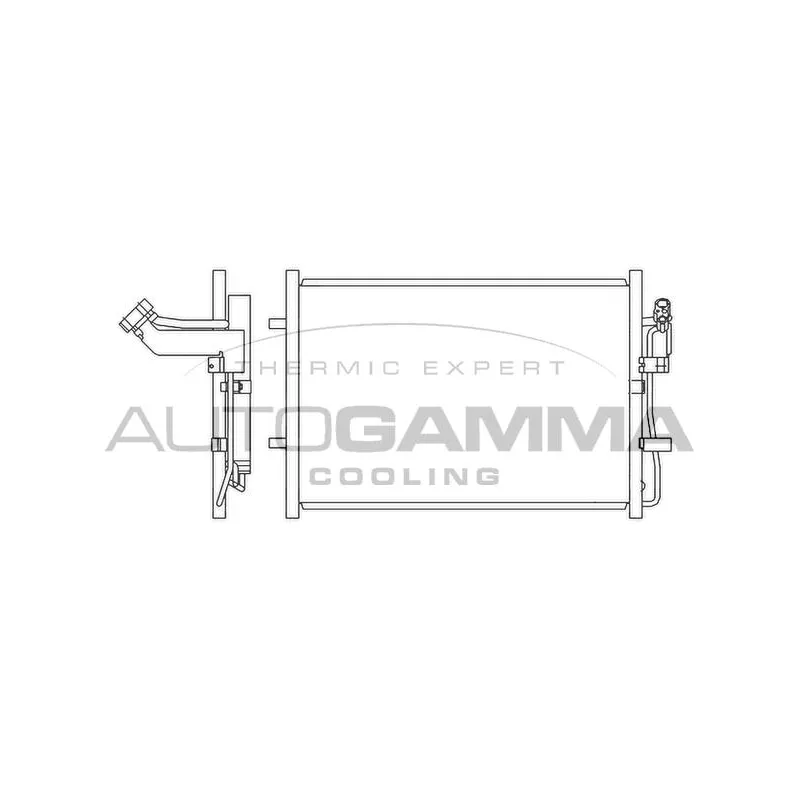 Condenseur, climatisation AUTOGAMMA 105618