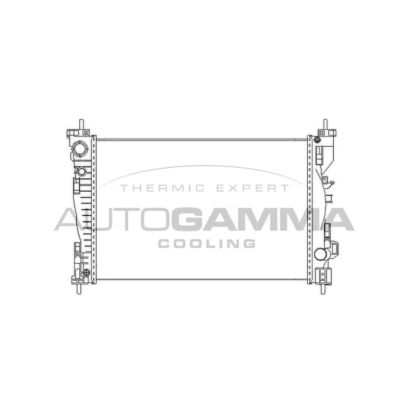 Radiateur, refroidissement du moteur AUTOGAMMA 105626