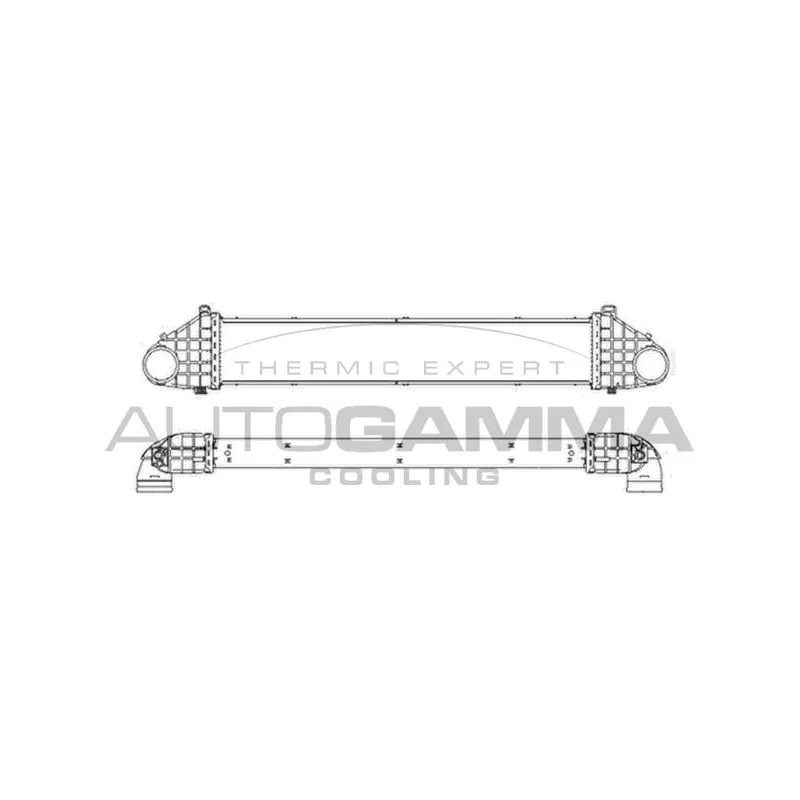 Intercooler, échangeur AUTOGAMMA 105628