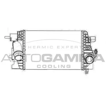Intercooler, échangeur AUTOGAMMA 105630