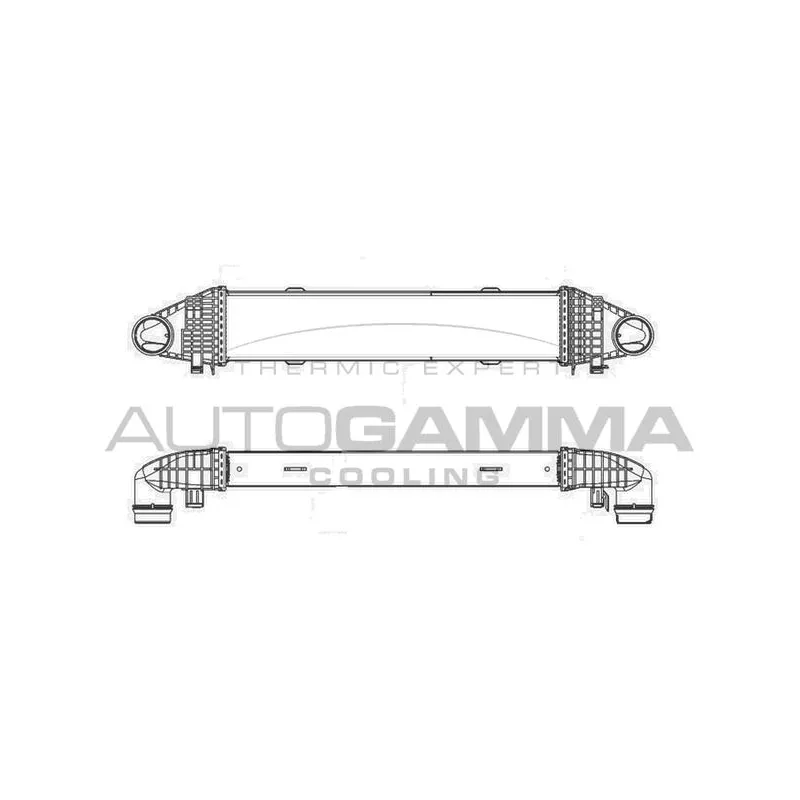 Intercooler, échangeur AUTOGAMMA 105632