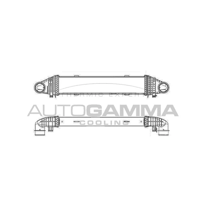 Intercooler, échangeur AUTOGAMMA 105634
