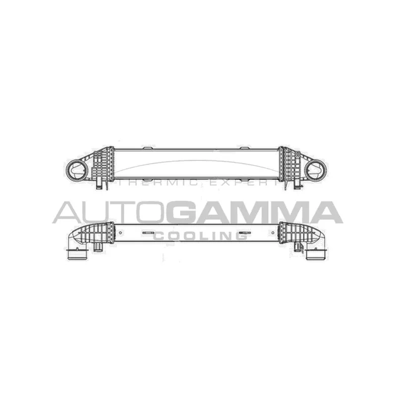 Intercooler, échangeur AUTOGAMMA 105635