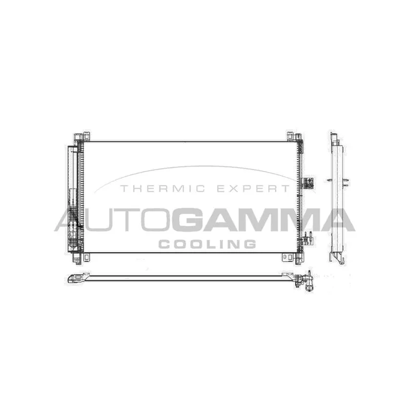Condenseur, climatisation AUTOGAMMA 105642