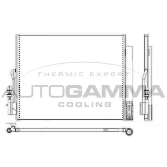 Condenseur, climatisation AUTOGAMMA