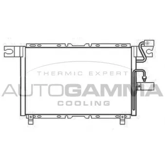 Condenseur, climatisation AUTOGAMMA 105644