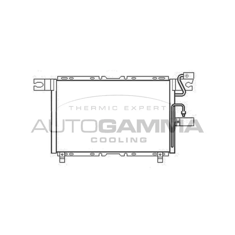 Condenseur, climatisation AUTOGAMMA 105644