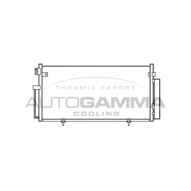Condenseur, climatisation AUTOGAMMA 105648