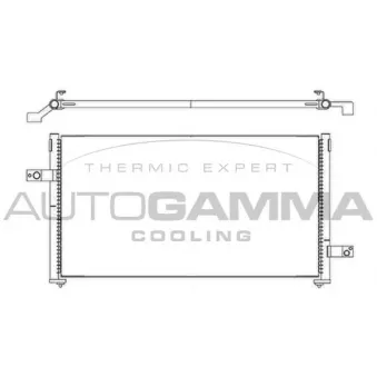 Condenseur, climatisation AUTOGAMMA 105649