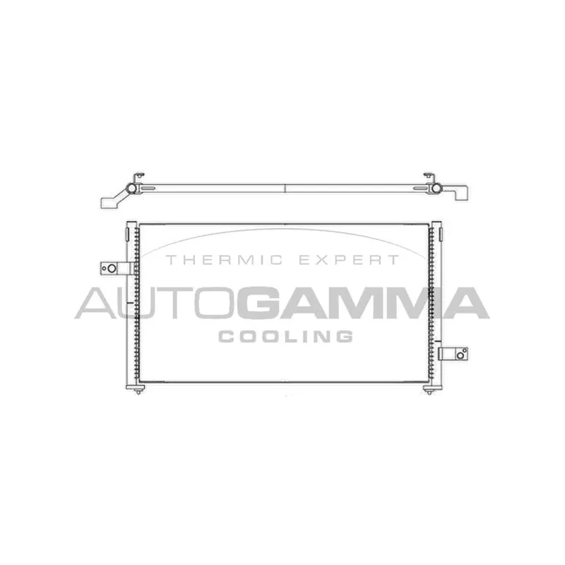 Condenseur, climatisation AUTOGAMMA 105649