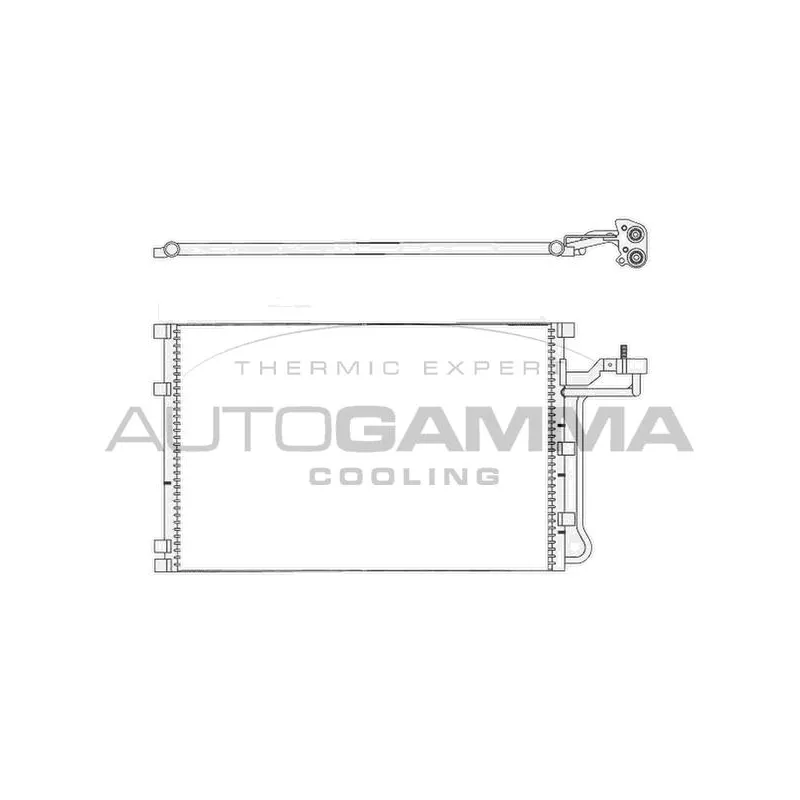 Condenseur, climatisation AUTOGAMMA 105650
