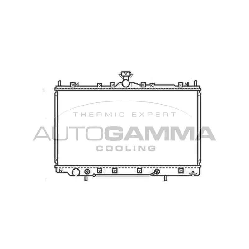 Radiateur, refroidissement du moteur AUTOGAMMA 105660