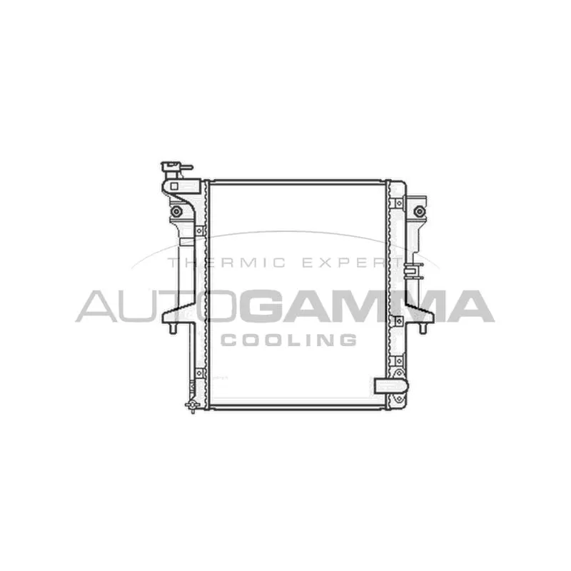 Radiateur, refroidissement du moteur AUTOGAMMA 105661