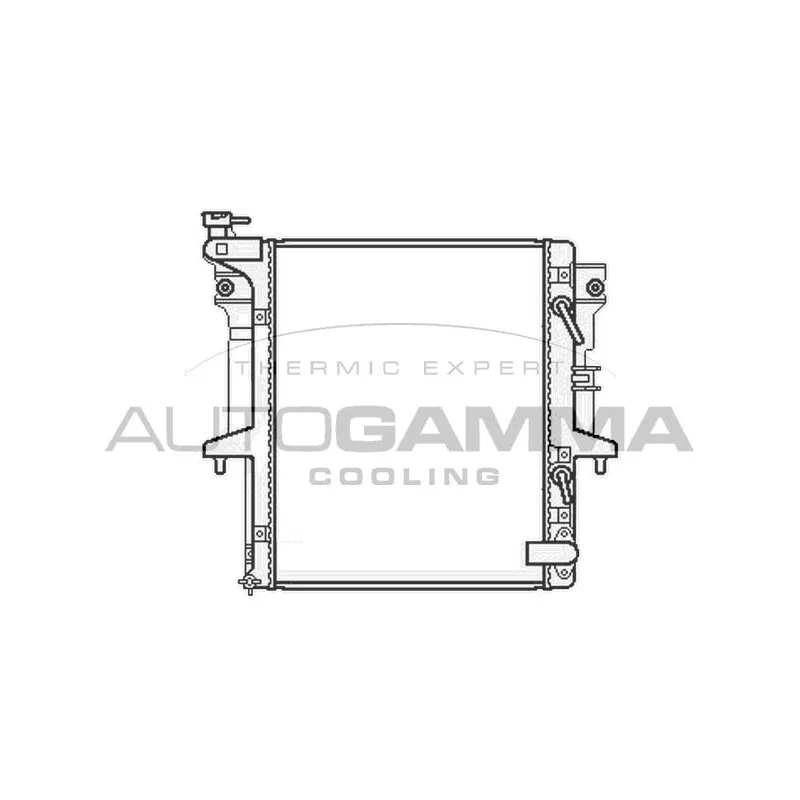 Radiateur, refroidissement du moteur AUTOGAMMA 105662