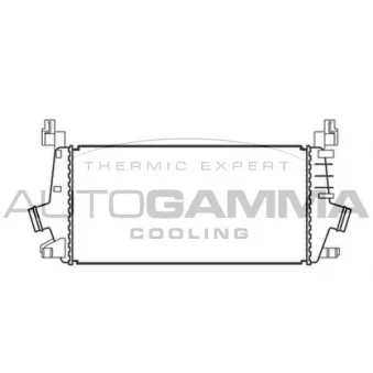 Intercooler, échangeur AUTOGAMMA 105666