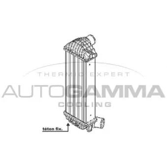 Intercooler, échangeur AUTOGAMMA 105673